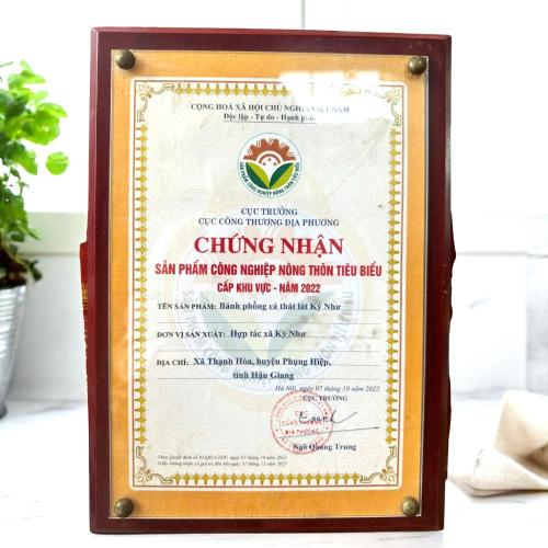 Chứng Nhận OCOP Bánh Phồng Cá Thát Lát Kỳ Như