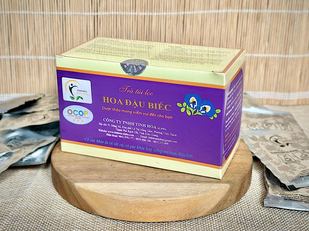 Sinh tố hoa đậu biếc