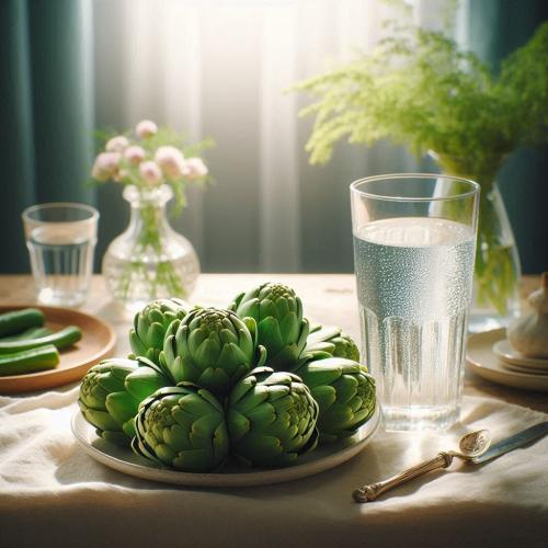 Uống trà atiso vừa phải