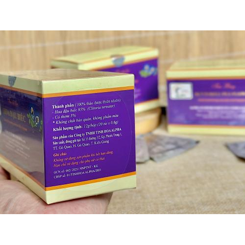 Cách pha trà hoa đậu biếc