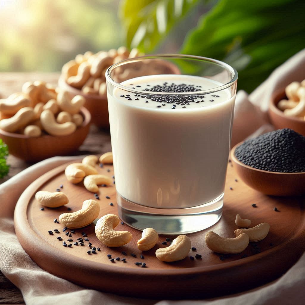 Sữa hạt điều mè đen là gì?