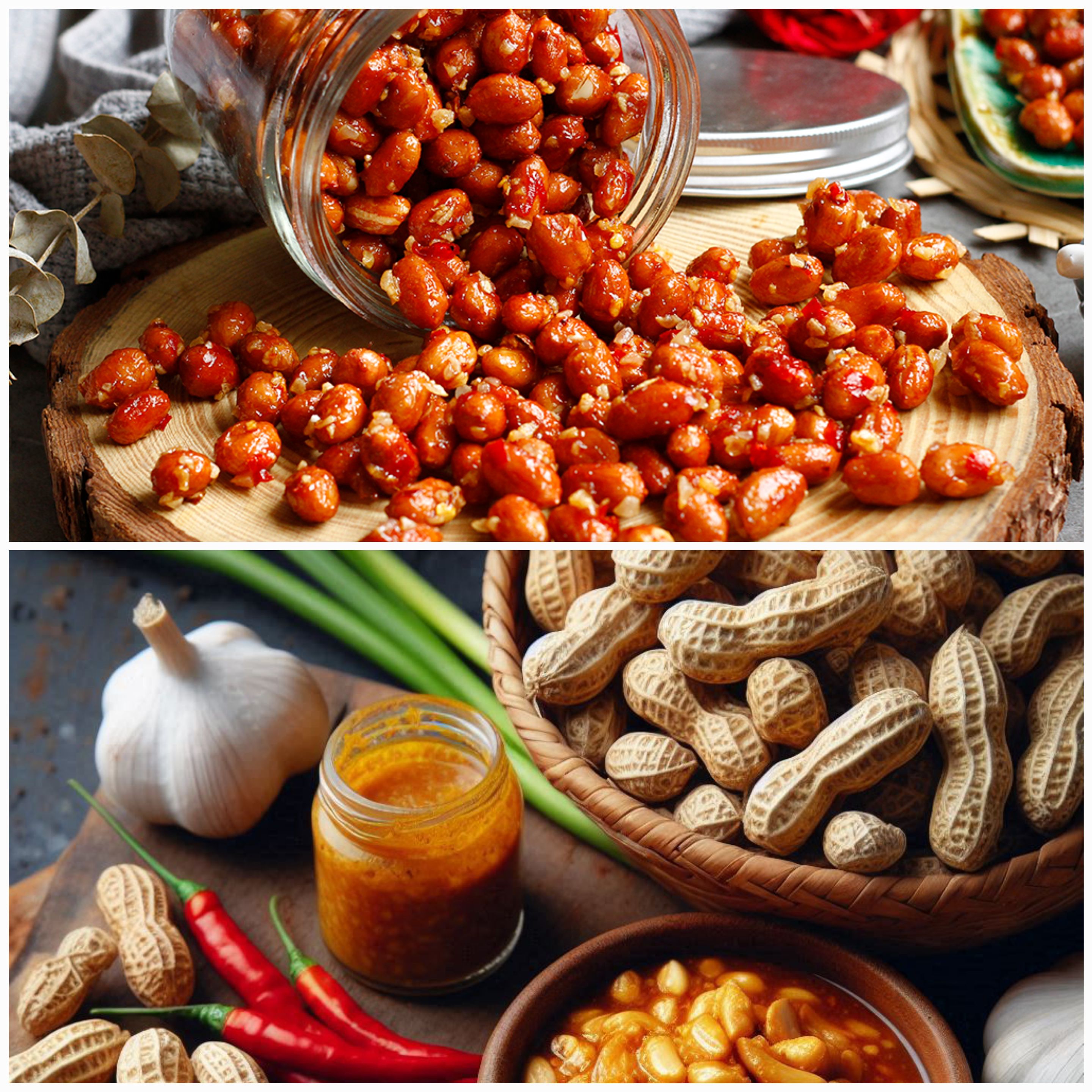 Đậu phộng rang bơ tỏi ớt là gì?