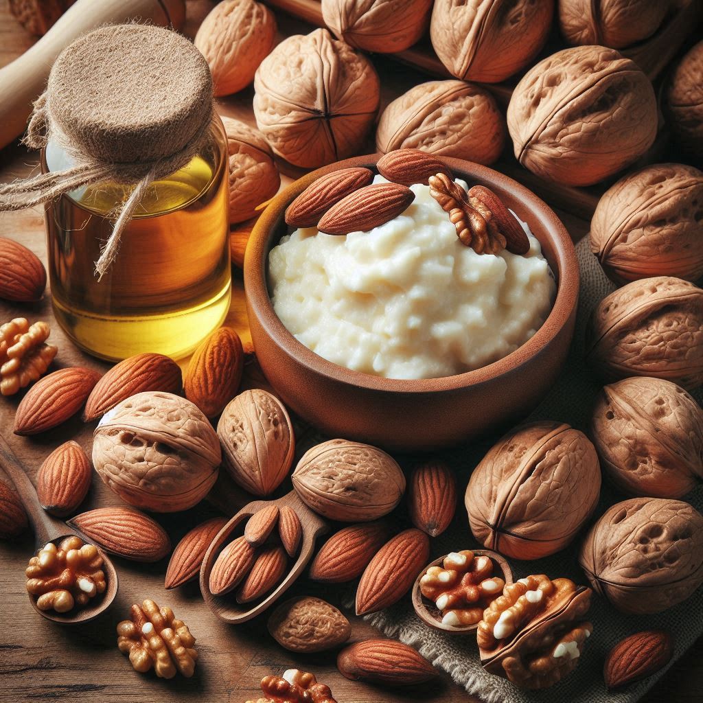 Hạt macca và hạt óc chó