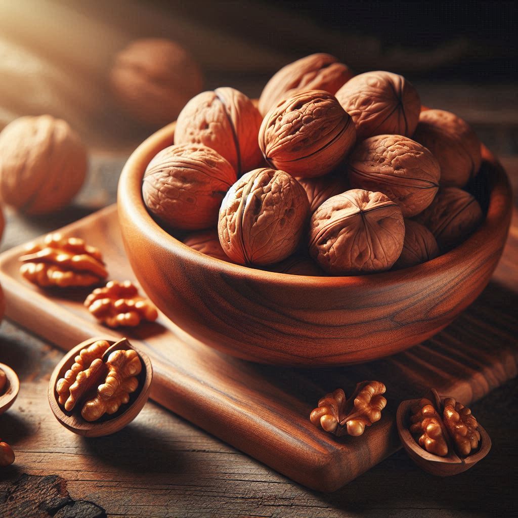 Cháo hạt óc chó thịt heo và cải bó xôi