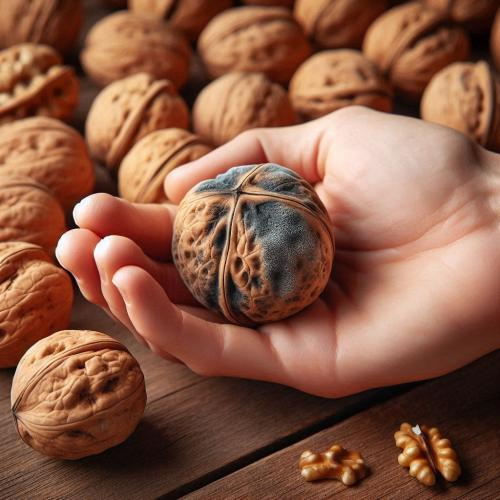 Tại sao không nên ăn hạt óc chó bị mốc?