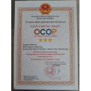 Giấy chứng nhận OCOP