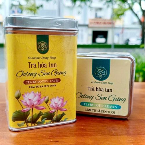 Trà hòa tan oolong sen gừng có tốt không?