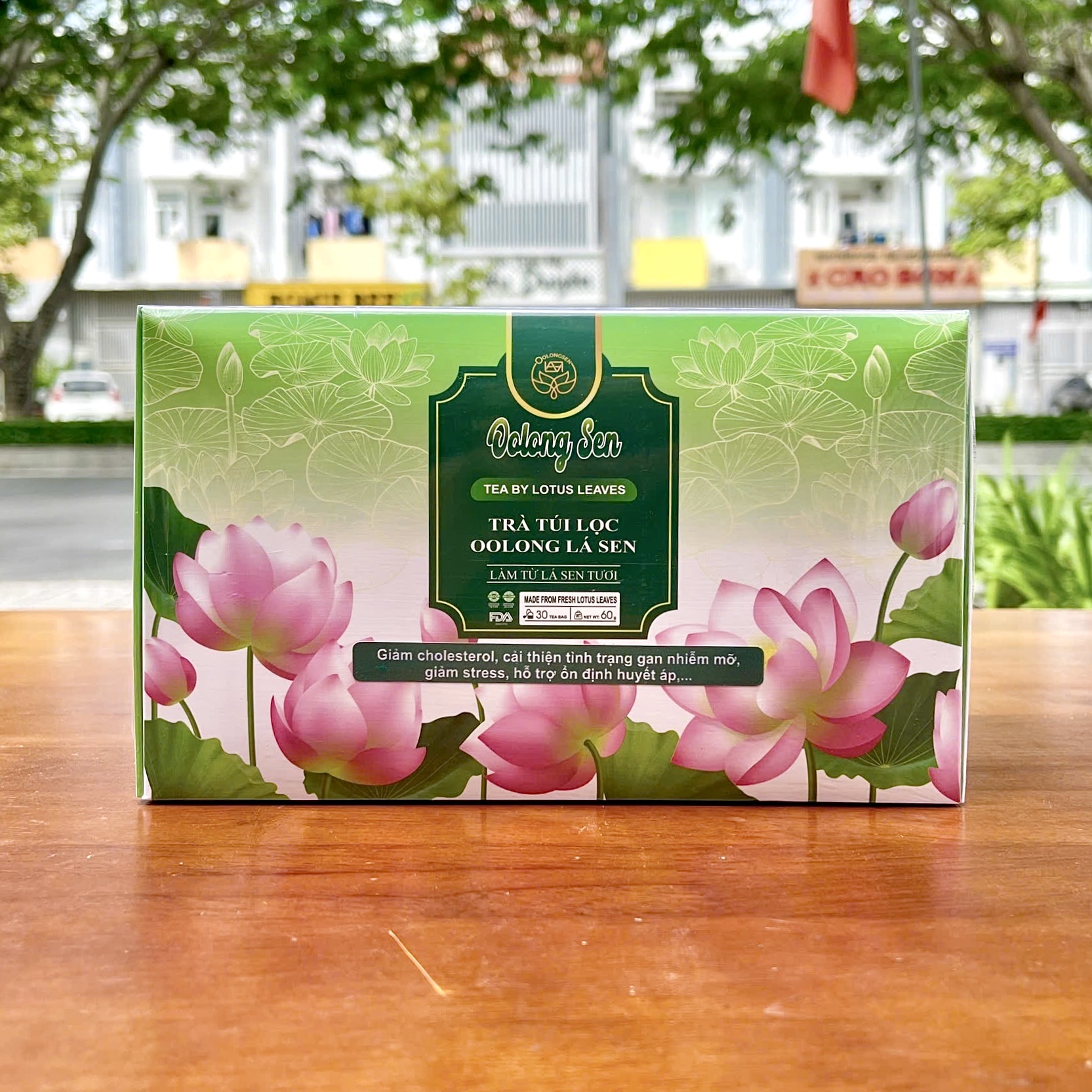 Trà túi lọc oolong sen