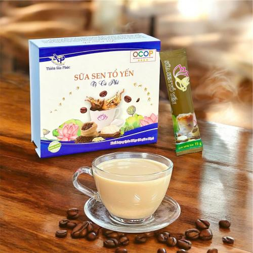 Cách Pha Sữa Sen Tổ Yến Vị Cà Phê Vạn Người Mê