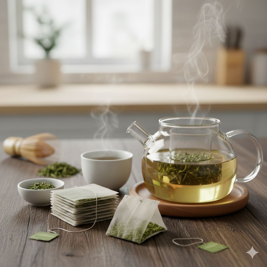 Trà xanh túi lọc là gì?