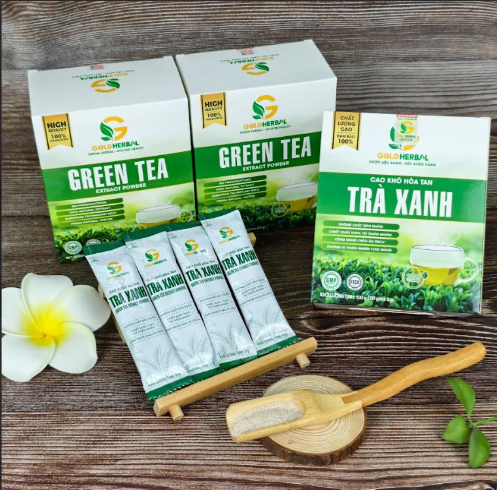 Cao khô hòa tan trà xanh là gì?