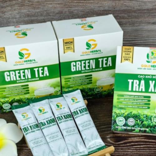 Nên uống bao nhiêu cao khô hòa tan trà xanh?