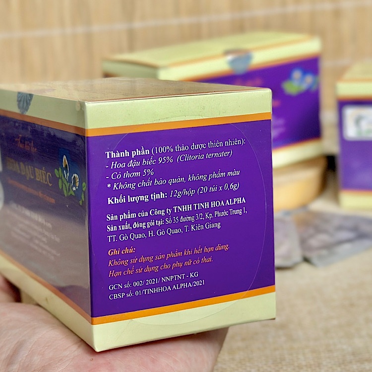 Bảo quản hoa đậu bướm khô được bao lâu?