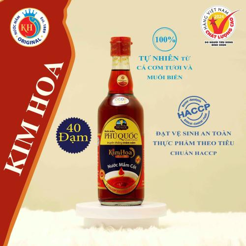 Nước mắm phải đậm đà vị mặn nhưng ngọt hậu