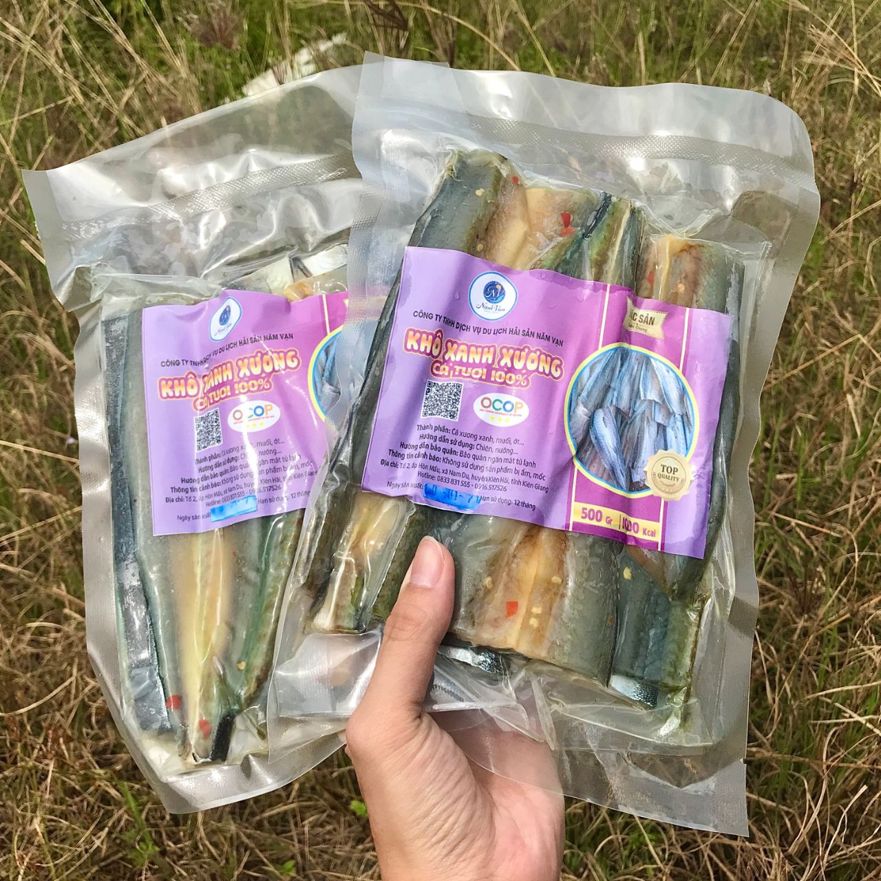 Khô cá xương xanh kho