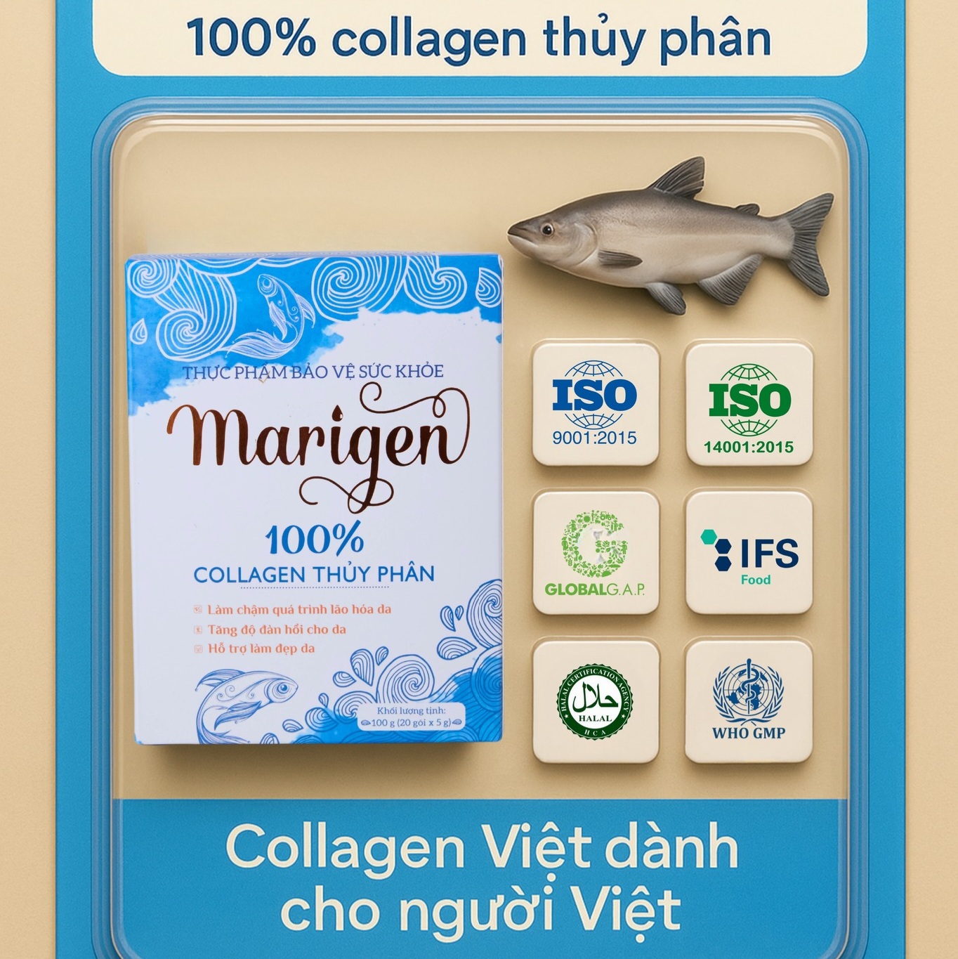 Collagen cá nước ngọt