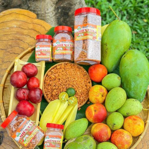 Mắm ruốc chay + trái cây