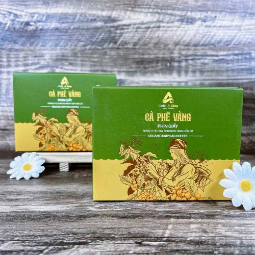 Hộp Cà Phê Vàng Đặc Sản Phin Giấy 4.0 Cao Cấp Nhật Bản Loại 7 Gói