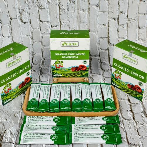 Cao Khô Hòa Tan Cà Gai Leo Linh Chi (Hộp 15 gói x 5g)