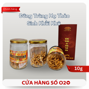 Đông Trùng Hạ Thảo Sinh Khối Khô 10g