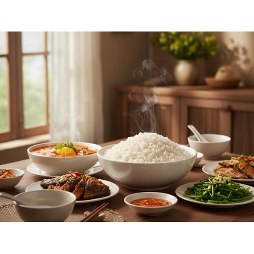 Gạo Hương Sữa R20 Điền Tín 5 Kg – 100% Tự Nhiên, Cơm Trắng Mềm Xốp Thơm Ngon