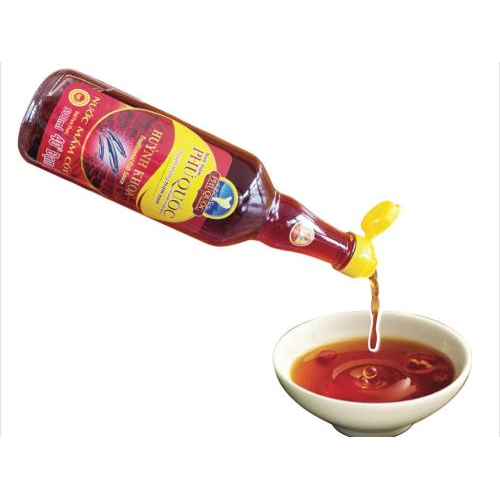 Nước Mắm Truyền Thống Cốt Nhĩ Huỳnh Khoa 40 Đạm Hộp 2 Chai 520ml