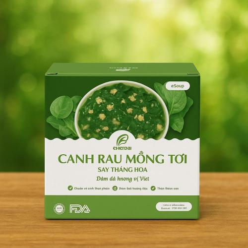 Canh Rau Mồng Tơi Sấy Thăng Hoa – Món Ngon Chuẩn Vị Nhà Trong 1 Phút