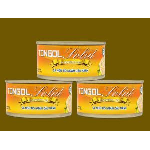 KTCFOOD Tongol Solid in Soybean Oil 185g - Omega-3 & Protein