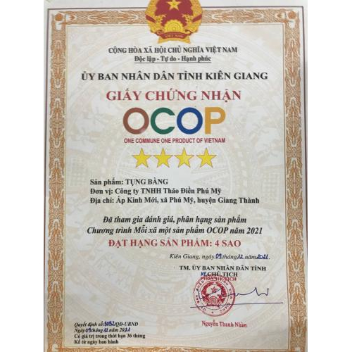Chứng nhận OCOP