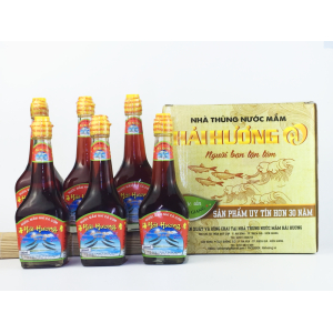 Nước Mắm Hải Hương 42 Độ Hộp 6 Chai 180ml
