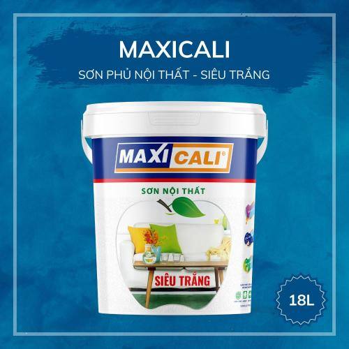 Sơn Phủ Nội Thất Siêu Trắng Maxi Cali 18 Lít