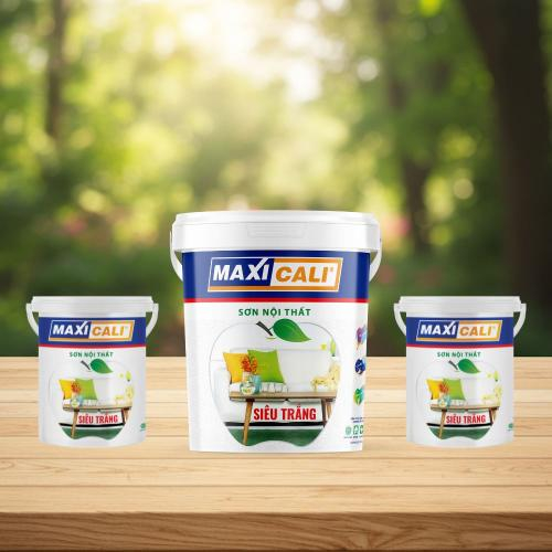 Sơn Phủ Nội Thất Maxi Cali Siêu Trắng - Giải Pháp Cho Không Gian Sáng Đẹp