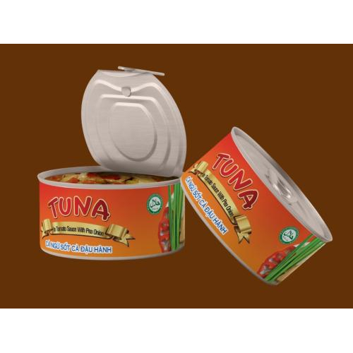 Cá Ngừ Sốt Cà Đậu Hành KTCFOOD 185g