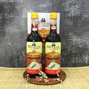 Nước Mắm Khải Hoàn 40N - Chai 520ml - 2 Chai/ Hộp