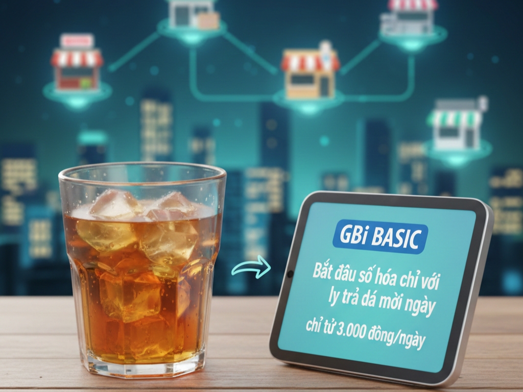 Bắt đầu số hóa chỉ với “ly trà đá” mỗi ngày