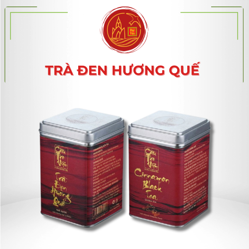 Trà Đen Hương Quế Cầu Tre Việt Hộp Thiếc 85g