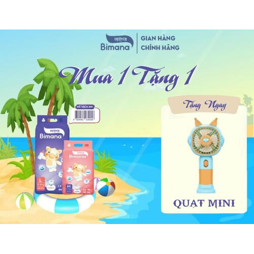 Tã dán Bimana Hàn Quốc size M (6 - 11kg)