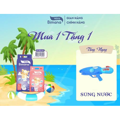 Tã dán Bimana Hàn Quốc size S (4 - 8kg)